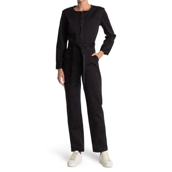 Alex Mill "Jo" Belted Jumpsuit in Black, size XS - Picture 1 of 11